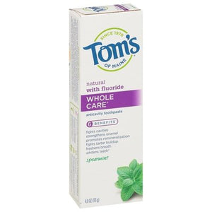 Toms Of Maine Toothpaste Anticavity Spearmint Natural 6/4 OZ [UNFI-CARLISLE #2370138] T