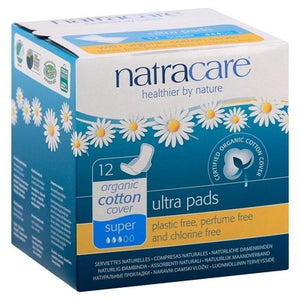Natracare Pads Ultra Organic Super 1/12 CT [UNFI-CARLISLE #735654] T