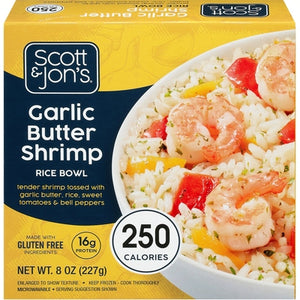 Scott & Jons Rice Bowl Garlic Butter Shrimp 6/9.6 OZ [UNFI #3058708] [ebt]