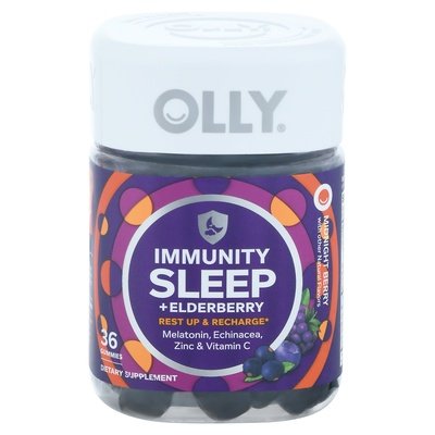 Olly Immunity Sleep + Elderberry Midnight Berry Gummies 3/36 CT [UNFI-CARLISLE #2999910]