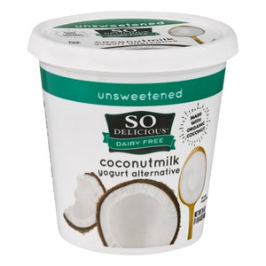 So Delicious Yogurt Alternative Coconutmilk Unsweetened Og3 Og3 6/24 oz [UNFI #1852771 ] [ebt]