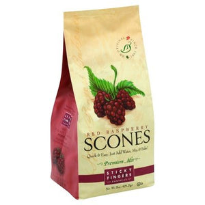 Sticky Fingers Bakeries Scones Mix Premium Red Raspberry 6/16 OZ [UNFI #738385] [ebt]