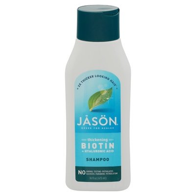 Jason Natural Products Shampoo Thickening Biotin + Hyaluronic Acid 1/16 OZ [UNFI-CARLISLE #977504] T