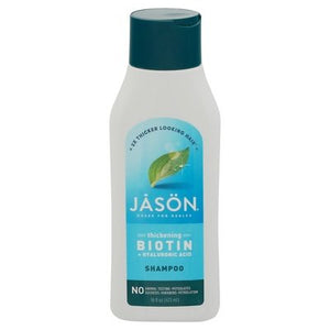 Jason Natural Products Shampoo Thickening Biotin + Hyaluronic Acid 1/16 OZ [UNFI-CARLISLE #977504] T