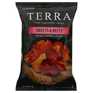 Terra Chips Vegetable Chips Real No Salt Added Sweets & Beets 12/5 OZ [UNFI #2940047] [ebt]