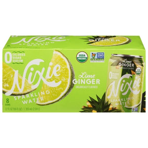 Nixie Sparkling Water Lime Ginger Og2 3/8/12 oz [UNFI #2478709] T [ebt]
