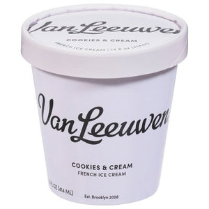 Van Leeuwen Ice Cream Ice Cream Cookies & Cream French 8/14 OZ [UNFI #2539054] [ebt]