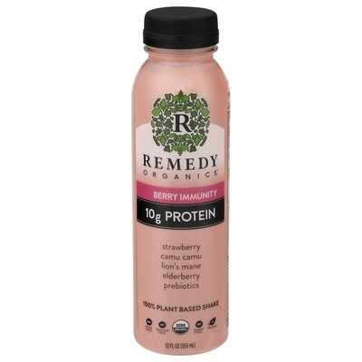 Remedy Organics Shake 100% Plant Based Berry Immunity Og2 6/12 OZ [UNFI #2448504] [ebt] T
