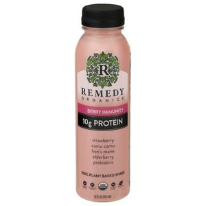 Remedy Organics Shake 100% Plant Based Berry Immunity Og2 6/12 OZ [UNFI #2448504] [ebt] T