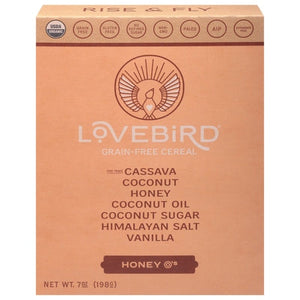 Lovebird Cereal Grain-Free Honey Os Og2 6/7 OZ [UNFI #2875474] [ebt]