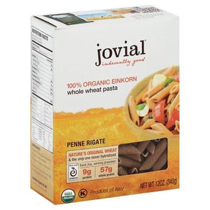 Jovial Penne Rigate 100% Organic Einkorn Og1 12/12 OZ [UNFI #476275] [ebt]