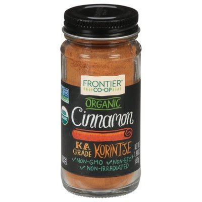 Frontier Nat Prod Co-Op Cinnamon Organic Korintje Og2 1/1.90 OZ [UNFI-CARLISLE #475525] [ebt]