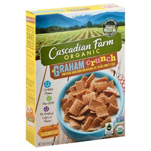 Cascadian Farm Cereal Graham Crunch Og2 10/9.6 OZ [UNFI #1499938] [ebt]