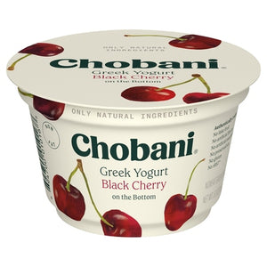 Chobani Yogurt Nonfat Greek Black Cherry On The Bottom 12/5.3 oz [UNFI #1512334 ] [ebt]