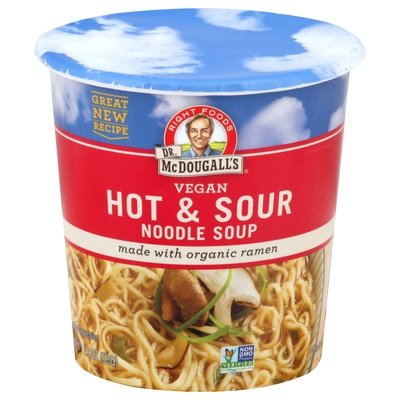 Dr Mcdougalls Noodle Soup Vegan Hot & Sour Og3 6/1.9 OZ [UNFI #756833] [ebt]