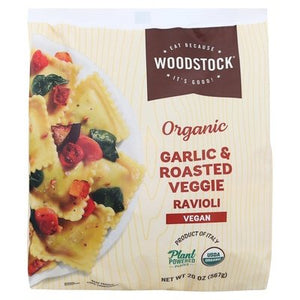 Woodstock Ravioli Organic Garlic & Roasted Veggie Og2 12/20 OZ [UNFI #2824241] [ebt]