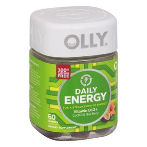 Olly Daily Energy Gummies Tropical Passion 1/60 CT [UNFI-CARLISLE #2347045]