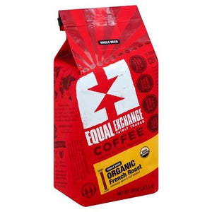 Equal Exchange Coffee Organic Whole Bean French Roast Og1 6/10 OZ [UNFI #519512] [ebt]