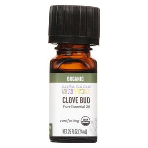 Aura Cacia Pure Essential Oil Comforting Clove Bud Og2 1/.25 OZ [UNFI-CARLISLE #327098] T