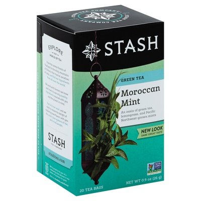 Stash Tea Green Tea Moroccan Mint 6/20 CT [UNFI #575258] [ebt]