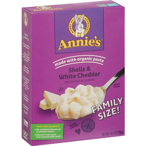 Annies Homegrown Shells & Cheddar Family Size 6/10.5 OZ [UNFI #689133] [ebt]