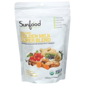Sunfood Golden Milk Super Blend Organic Og2 1/6 OZ [UNFI-CARLISLE #2308922] [ebt]