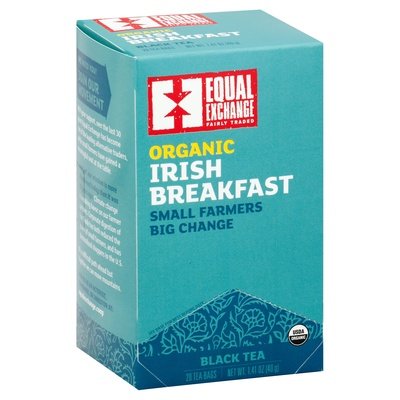 Equal Exchange Black Tea Organic Irish Breakfast Tea Bags Og1 6/20 BAG [UNFI #1507979] [ebt]
