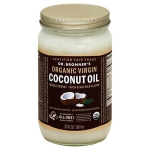 Dr Bronners Coconut Oil Organic Virgin Og2 12/30 OZ [UNFI #1099183] [ebt]