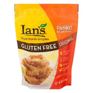Ians Breadcrumbs Gluten Free Original Panko 8/7 OZ [UNFI #1149038] [ebt]