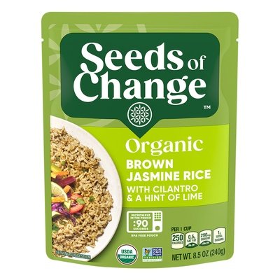 Seeds Of Change Jasmine Rice Organic Brown Og2 12/8.5 OZ [UNFI #2798387] [ebt]