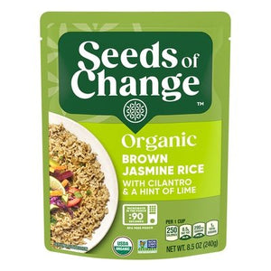 Seeds Of Change Jasmine Rice Organic Brown Og2 12/8.5 OZ [UNFI #2798387] [ebt]