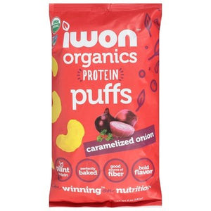 Iwon Nutrition Protein Puffs Caramelized Onion Og2 12/5 OZ [UNFI #2462042] [ebt]