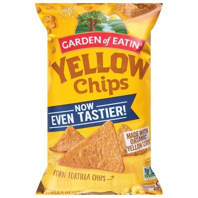 Garden Of Eatin Corn Tortilla Chips Yellow Chips Og3 12/5.5 OZ [UNFI #2627198] [ebt]