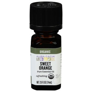 Aura Cacia Pure Essential Oil Refreshing Sweet Orange Og2 1/.25 OZ [UNFI-CARLISLE #324517] T