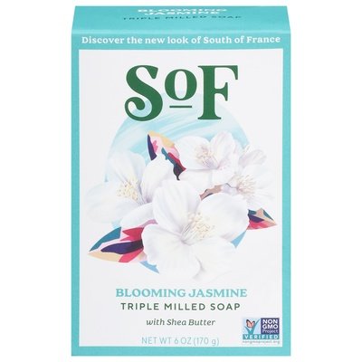 South Of France Soap Triple Milled Blooming Jasmine 1/6 OZ [UNFI-CARLISLE #1704915] T