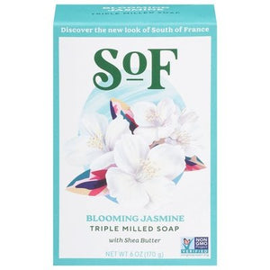 South Of France Soap Triple Milled Blooming Jasmine 1/6 OZ [UNFI-CARLISLE #1704915] T