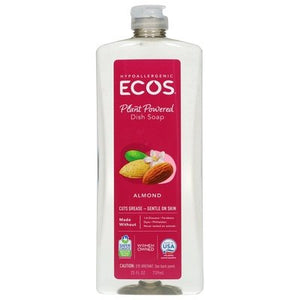 Ecos Dish Soap Plant Powered Almond 6/25 OZ [UNFI #1023688] T