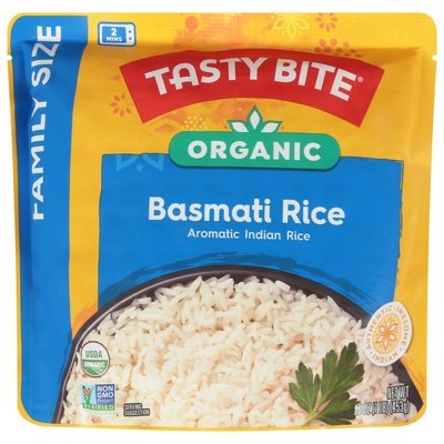 Tasty Bite Basmati Rice Organic Family Size Og2 6/16 OZ [UNFI-CARLISLE #2948495] [ebt]