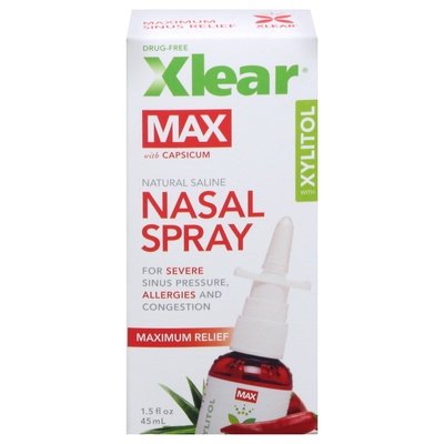 Xlear Saline Nasal Spray Max 1/1.5 OZ [UNFI-CARLISLE #2065951] T