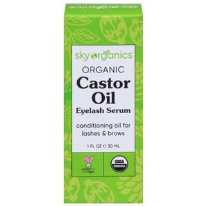 Sky Organics Castor Oil Organic Eyelash Serum Og2 1/1 OZ [UNFI-CARLISLE #2652931] T