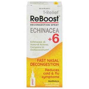Reboost-Medinatura Decongestion Spray Echinacea +6 1/.68 OZ [UNFI-CARLISLE #1640663]