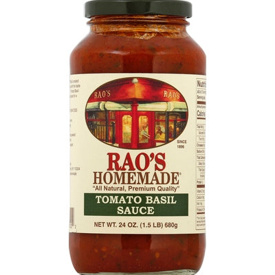 Raos Sauce Tomato Basil 12/24 oz [UNFI #0306423 ] [ebt]