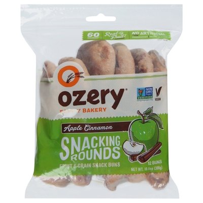 Ozery Snacking Rounds Apple Cinnamon Family Bakery 6/10.6 OZ [UNFI #2467413] [ebt]