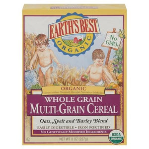 Earths Best Multi-Grain Cereal Whole Grain Og2 12/8 OZ [UNFI #936179] [ebt]