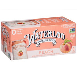 Waterloo Sparkling Water Peach 3/8/12 OZ [UNFI #2690477] [ebt]