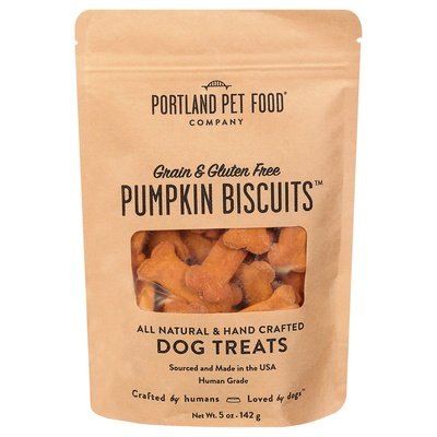 Portland Pet Food Company Dog Treats Pumpkin Biscuits 6/5 OZ [UNFI #2452258]