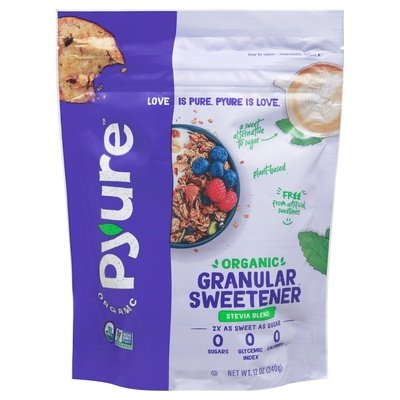 Pyure Granular Sweetener Organic Stevia Blend Og2 6/12 OZ [UNFI #2725844] [ebt]