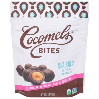 Cocomels Dark Chocolate. Sea Salt Bites Og2 6/3.5 OZ [UNFI #2098937] [ebt]