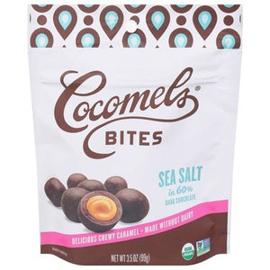 Cocomels Dark Chocolate. Sea Salt Bites Og2 6/3.5 OZ [UNFI #2098937] [ebt]