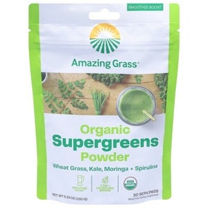 Amazing Grass Supergreens Powder Organic Og2 1/5.29 OZ [UNFI-CARLISLE #2206878]